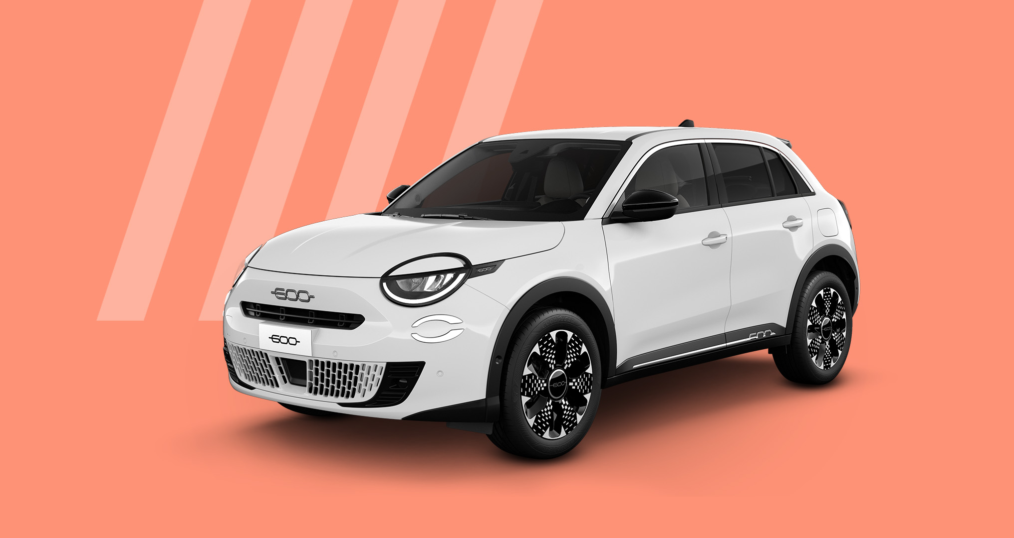 Fiat 600 - BIJELA PASTELNA